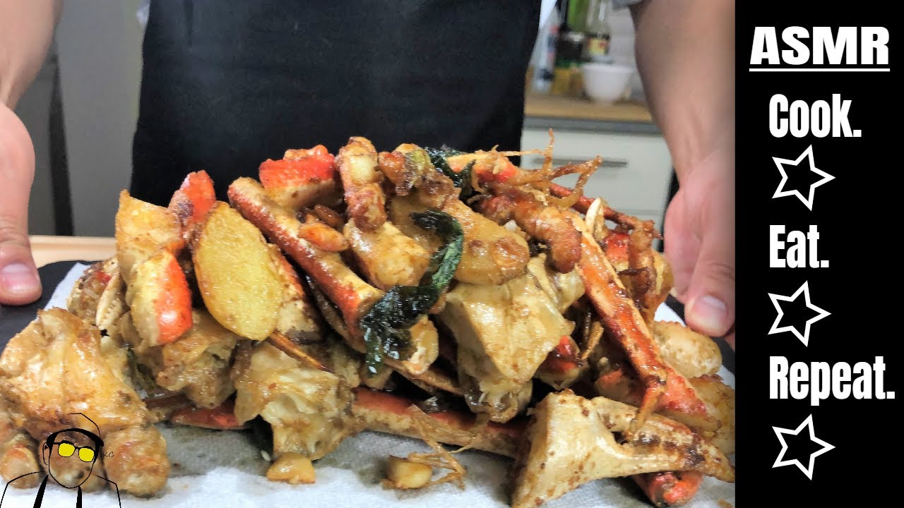 Stir Fry Ginger Scallion Crab Legs Try This vs Boiling Cooking ASMR