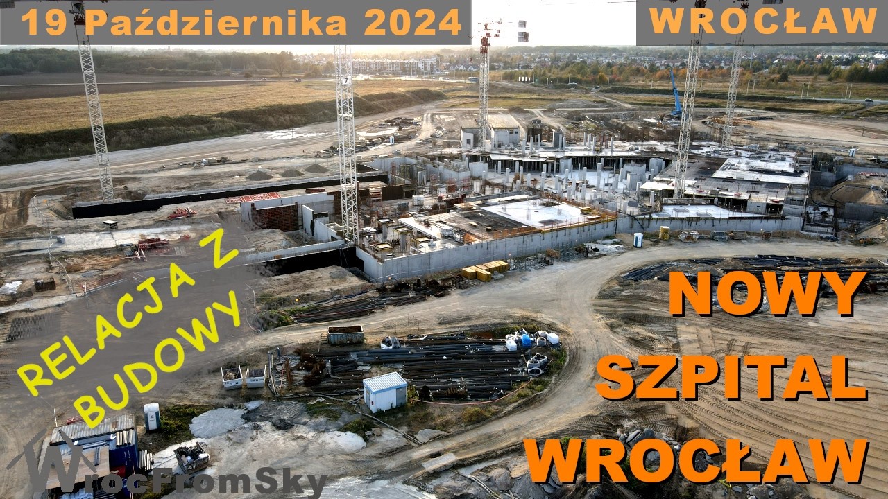 Nowy Szpital Wrocław - Pierwszy Przelot (#1) - 19 Października 2024  - Wrocław