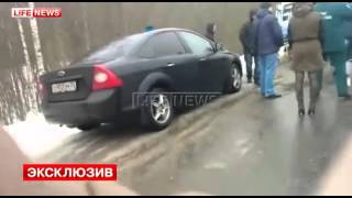 Опубликовано первое видео с места падения вертолёта МВД 1