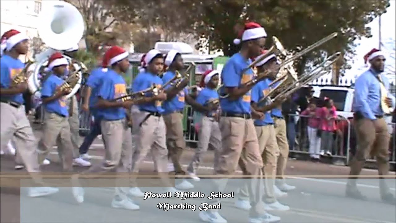 Powell Middle School Marching Band at the 2015 City of Jackson