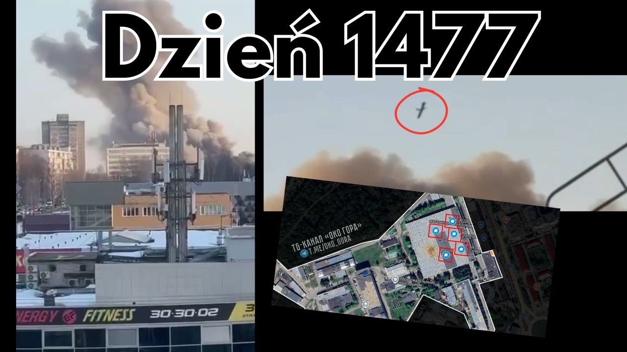 Rosyjska fabryka zniszczona. Storm Shadow w akcji. Dzień 1477