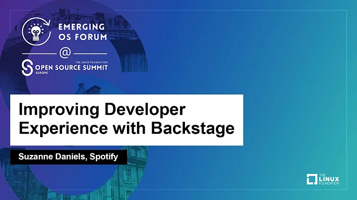 Improving Developer Experience with Backstage - Su...