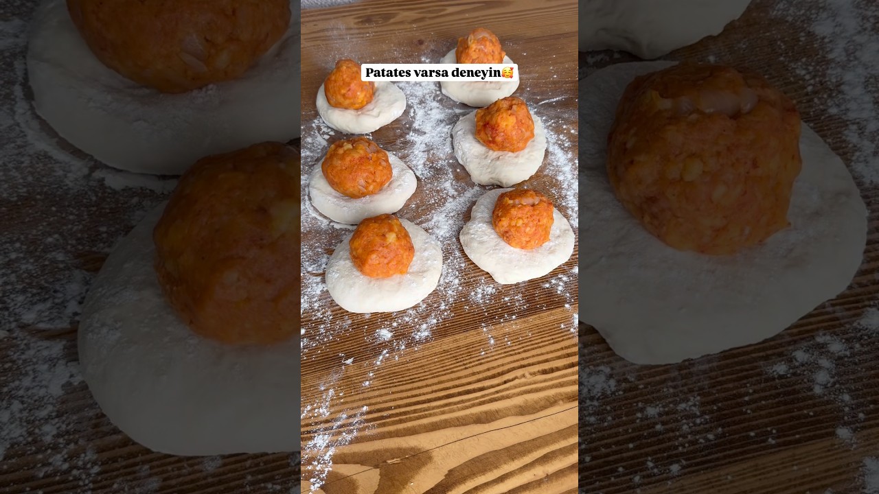 Patatesli Bazlama 🥰 #tarif #pratiktarifler #food #kahvaltı #bazlama #hamurişi #yemektarifleri