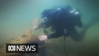 The divers hunting unexploded World War II bombs