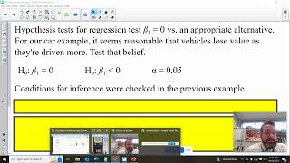 Stats Regression Slope Hypothesis Tests on the TI