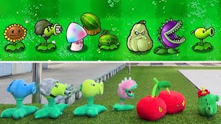 Plants Vs Zombies plush in real life ！