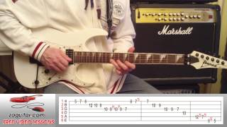 PARISIENNE WALKWAYS 🎸 GARY MOORE (INTRO SOLO + TAB) chords