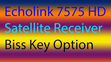 Echolink 7575 HD Receiver Enable Biss Key Option