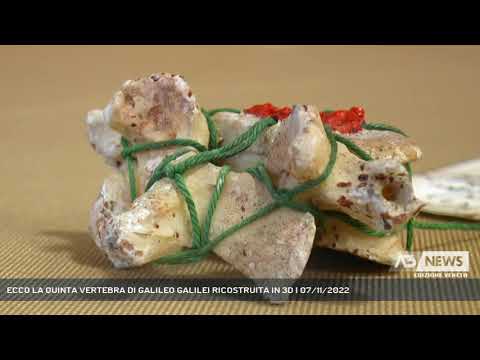 ECCO LA QUINTA VERTEBRA DI GALILEO GALILEI RICOSTRUITA IN 3D | 07/11/2022