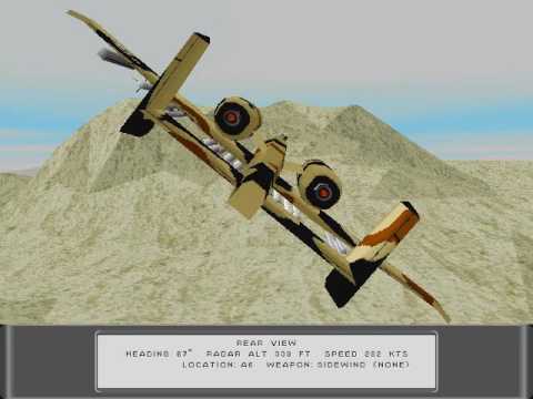 Sierrau0027s Silent Thunder: A-10 Tank Killer II - Gameplay - Gulf - Mission 4: Easting