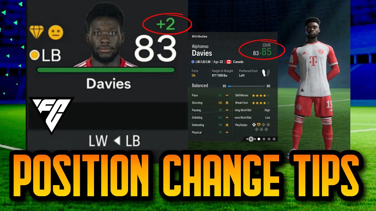 Position 24 FC 24: POSITION CHANGE UPGRADE TIPS - YouTube