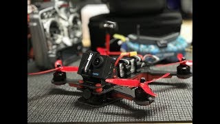 Evol now flies (and crashes) FPV mini quads. Vortex 250 crash