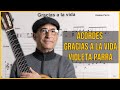 Como Tocar GRACIAS A LA VIDA en guitarra 🎵 (ACORDES y RASGUEO) 👍Incluye TIPS👍