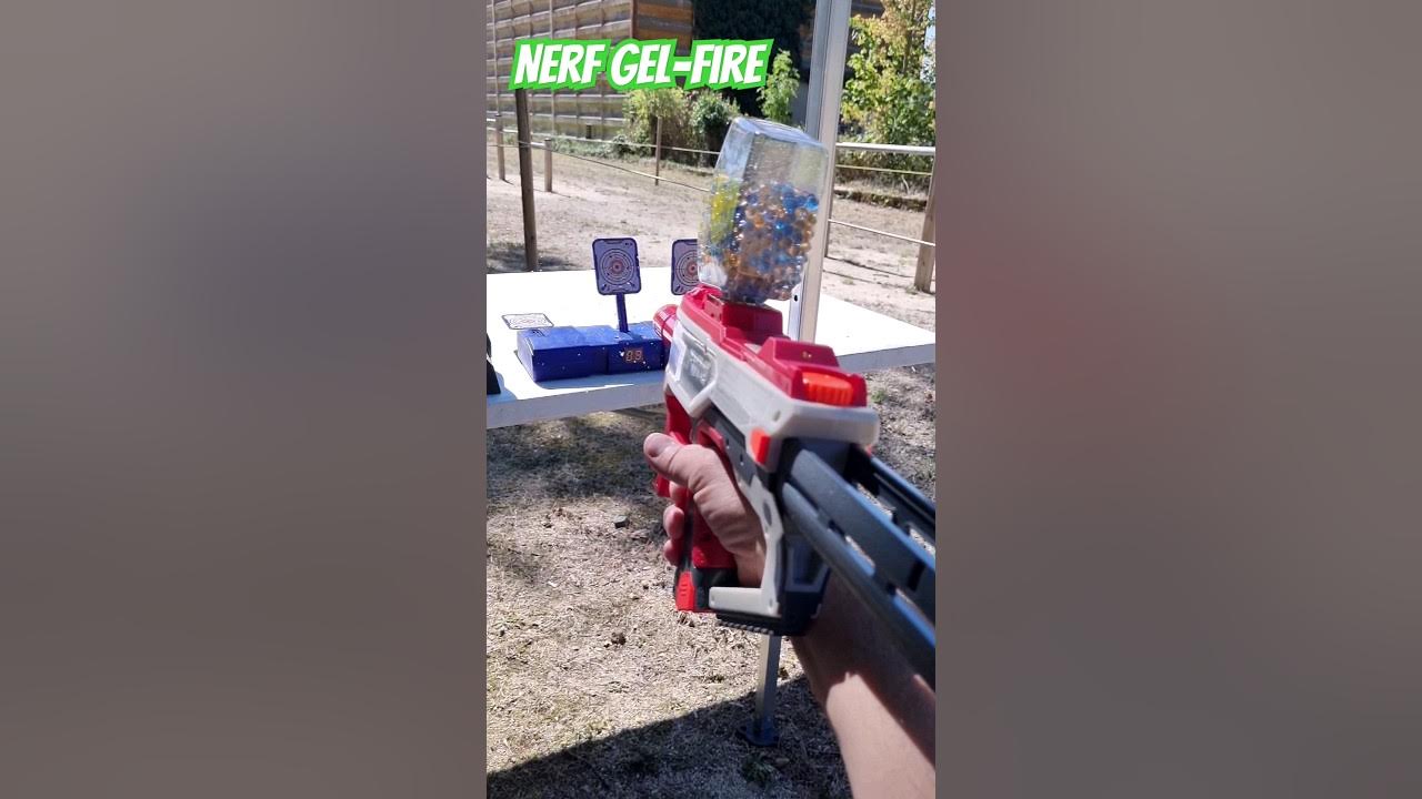First gel fire paint job I've seen (and done) lol 😎 can't wait for more gel  blasters from nerf : r/Nerf