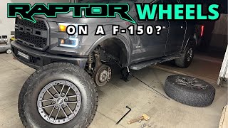 Can you put Ford Raptor wheels on a F150?