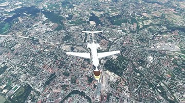 Flight from Krakau to Salzburg/ Cessna Citation CJ4 / MSFS2020 / RTX3090 / 4k