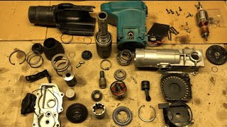 How to Do Makita HR4000C Hammer Drill Repair Rotor Replacement Detailed Maintenance
