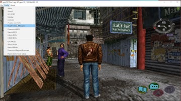 Graphical glitch in DEmul v0.7 1210 on Shenmue II