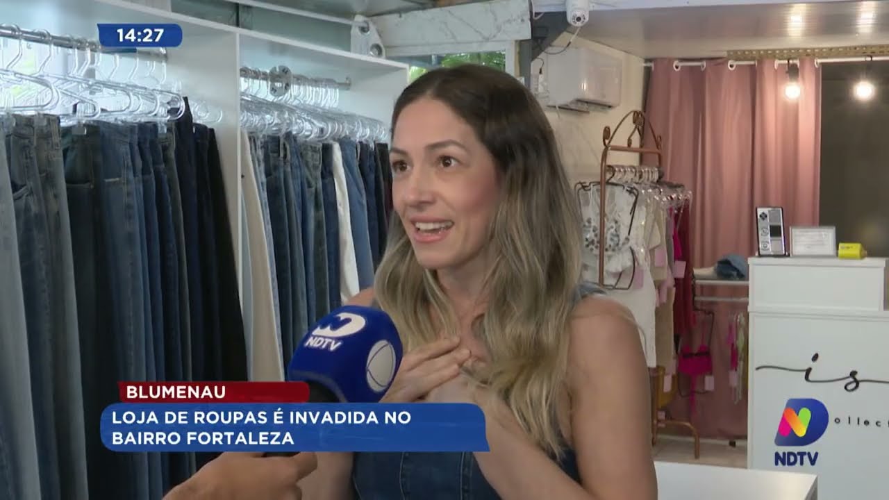 Blumenau: Loja de roupas é invadida no bairro Fortaleza