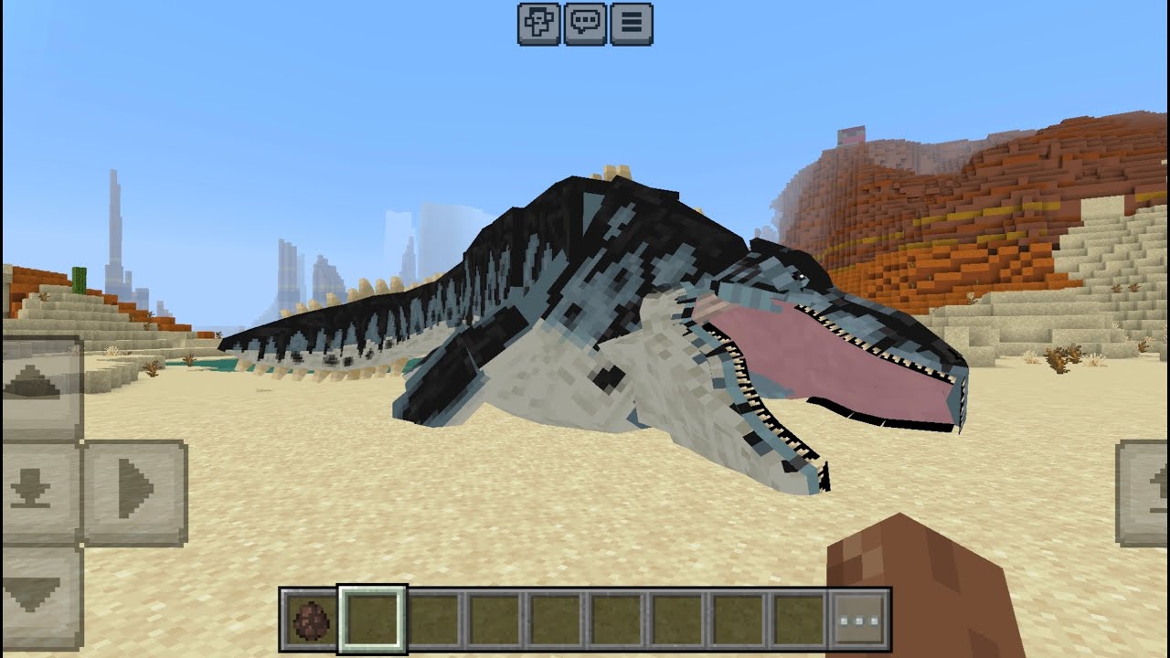 The Dinosaur Saga Addon UPDATE in Minecraft PE