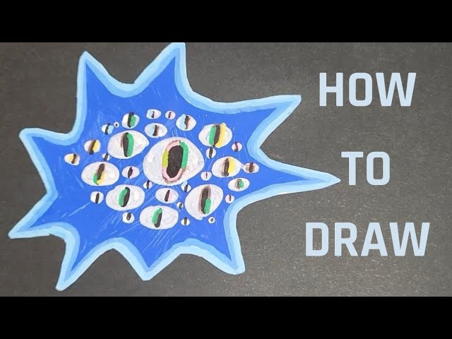 How to draw Eyes (Doors) 