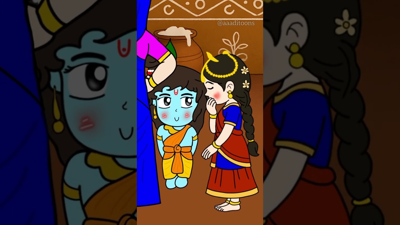 Krishna ki madhur Leela 😂 