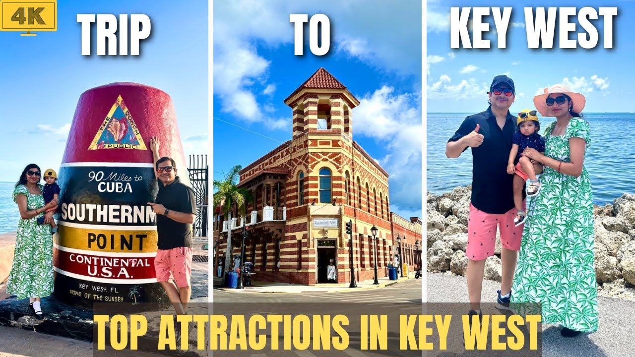 Trip to Key West,Florida|Harry Harris Beach|Robbie's of Islamorada|Southernmost Point|Smathers Beach