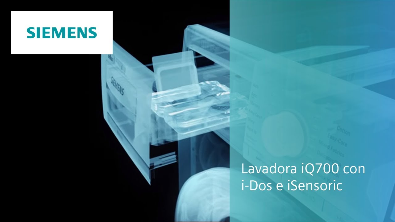 Lavadora iQ700 con i-DOS e iSensoric | SIEMENS