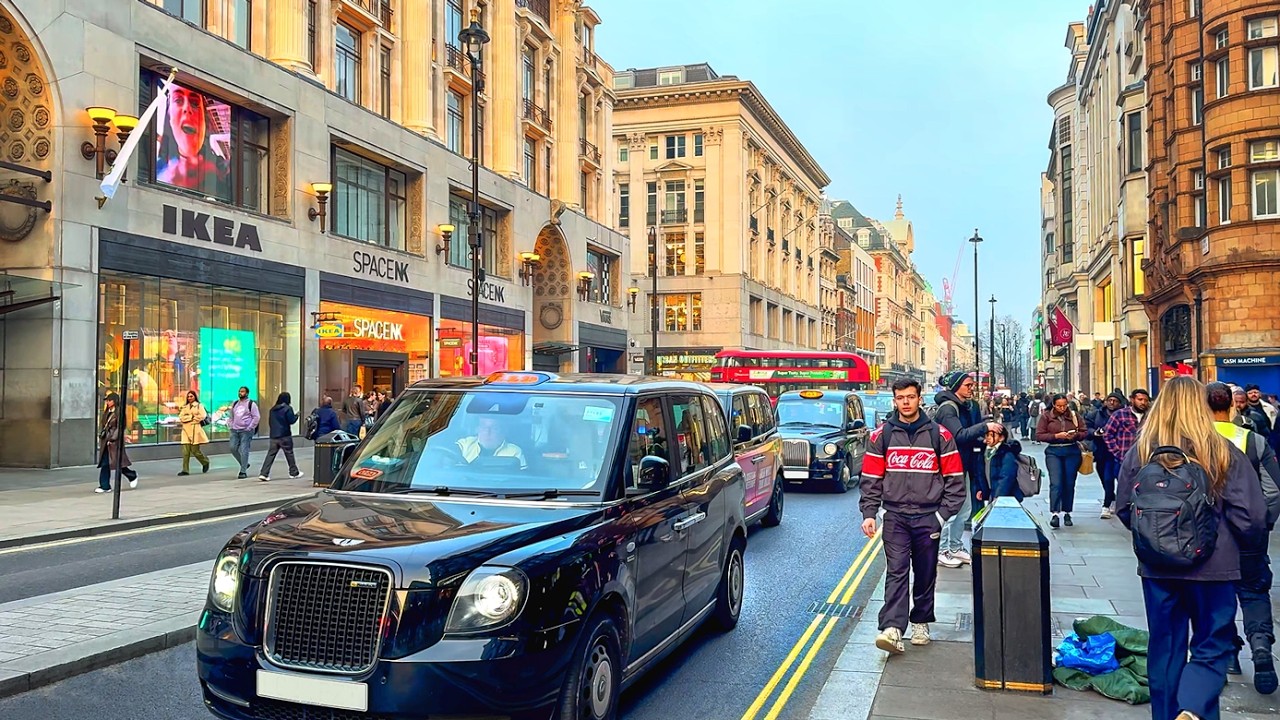 Central London Tour | Oxford Street to Covent Garden Walk 2026 | 4K HDR ASMR