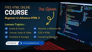 How to use CSS In HTML Style | Event | Colors - Road Map To Become Web Developer 2023 - 3rd Lecture