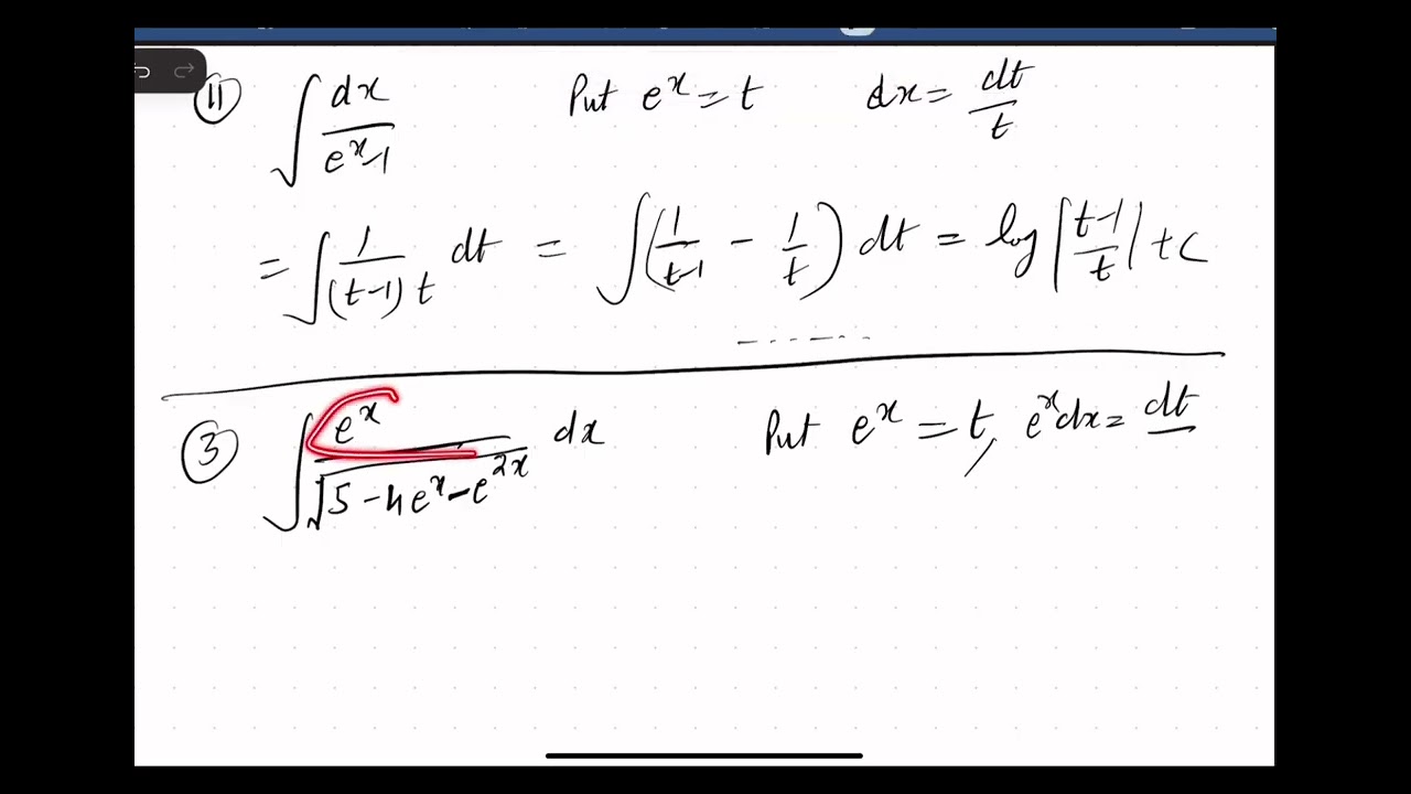 Integral with an Exponential functions 1/4