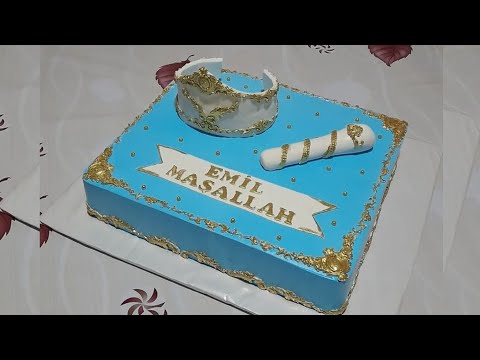 Cake Decorating Papağın hazırlanması Kiçik Toy Tortunun Bəzədilməsi 🎂🤴