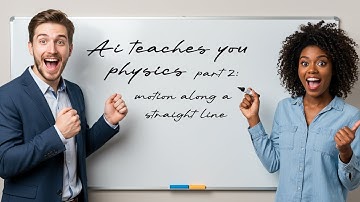 AI Teaches You Physics Part 2: Motion Along a Straight Line Explained (Kinematics)