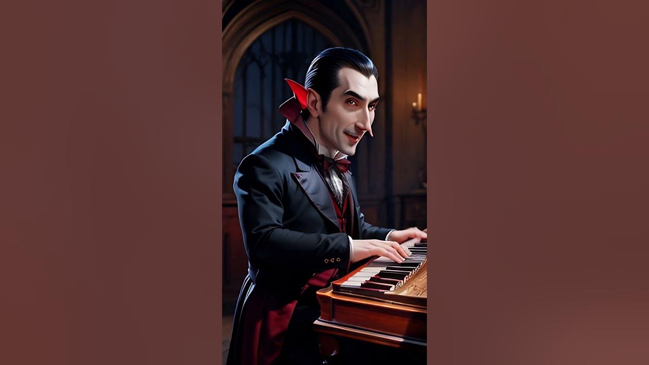 🦇🎶 Count Dracula Plays Bach's "Toccata in D Minor" on the Pipe Organ – Classic Halloween Song 🎶🦇