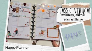 Happy Planner Classic Vertical | Wellness Journal | Memory Keeper | Plan With Me Sept 27-Oct 3