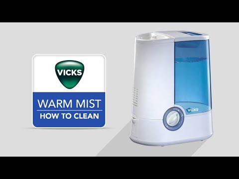 Vicks Warm Mist Humidifier V750 - How to Clean