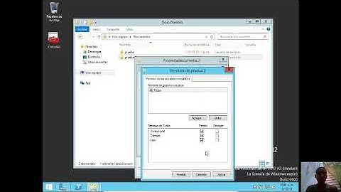 compartir carpeta y permisos NTFS