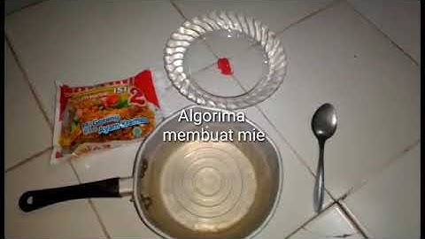 Algoritma membuat mie instan