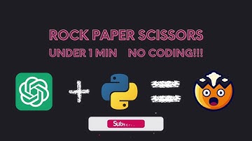 Build Rock Paper Scissors game with ChatGPT under 1 min #ChatGPT #openai  (ChatGPT Tutorial)