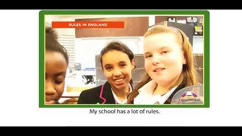 Excel grade 6 School rules