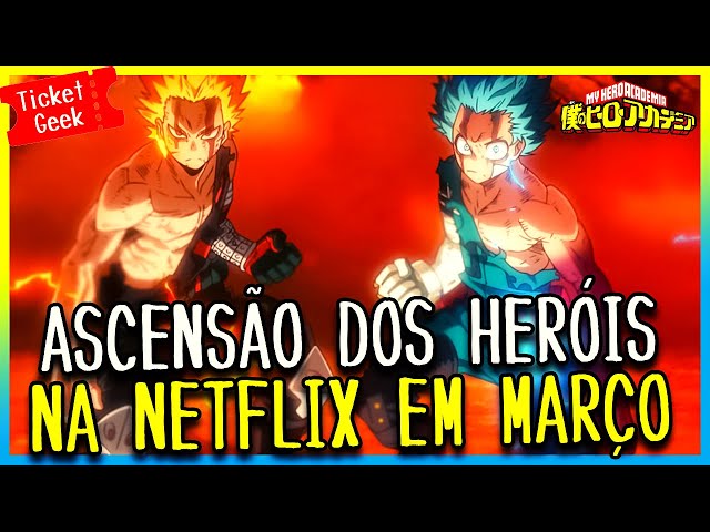  'My Hero Academia: Dois Heróis' estreia em dezembro  na Netflix