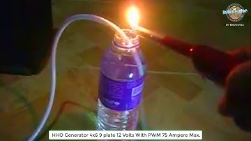 HHO Generator 4x6 9 plate 12 Volts With PWM 75 Ampere Max