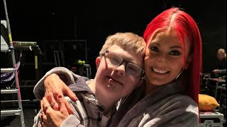 Back stage with Dianne Buswell