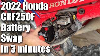 2022 Honda CRF250F Dead Battery Replacement