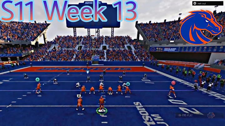 Boise State Dynasty Mode S11 Week 13 vs San Jose State In College Football 25. Same All Time Record