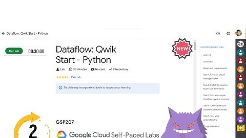 Dataflow: Qwik Start - Python   | #2024 | #GSP207 |#qwiklabs
