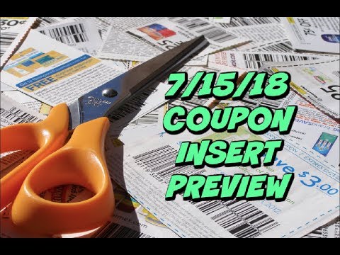 7/15/18 COUPON INSERT PREVIEW | 1  Insert & NEW Printables too!