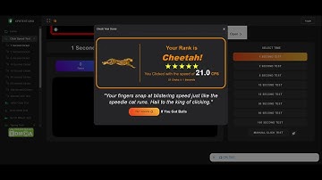 Click Speed Test Challenge