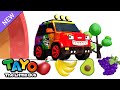 The magic rainbow tunnels bad car ver  learn colors  tayo color song  kids songs