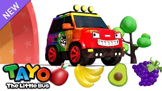 The Magic Rainbow Tunnels (Bad Car ver.) | Learn Colors | Tayo Color Song | Kids Songs